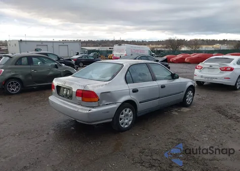 1998 Honda Civic Lx from USA, damaged, VIN 2HGEJ6674WH517107